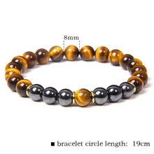 Load image into Gallery viewer, Tiger eye bracelet natural stone bracelet
