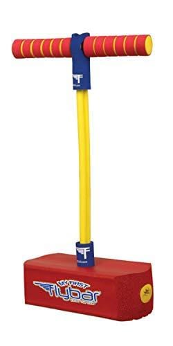 Flybar My First Foam Pogo Jumper for Kids Fun and Safe Pogo Stick for Toddlers, Durable Foam and Bungee Jumper for Ages 3 and up, Supports up to 250lbs (Red) (MFF-R)