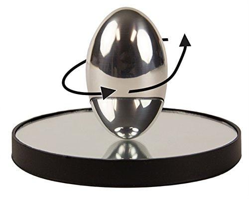 PhiTOP Physics Egg for Science Geeks | Stress Relieving Ellipsoid Spinning Top Physics Marvel and Optics Art