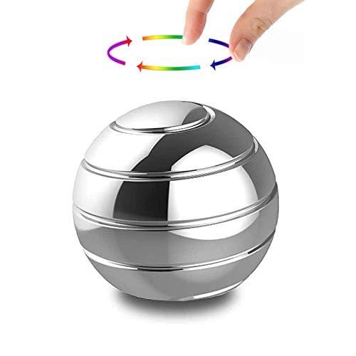SHILIU Kinetic Desk Toys,45mm Full Body Optical Illusion Fidget Spinner Ball,Stress Relief Spinner Toys Gifts for Men,Women,Kids