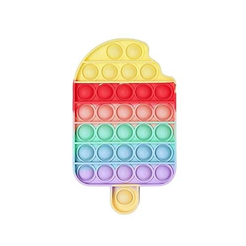 Ice Cream-Pastel_Push Bubble ADHD Autism Squeeze Stress Reliever Fidget Relax Toy