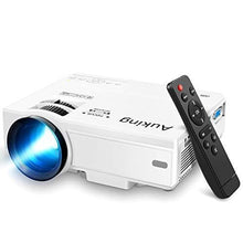Load image into Gallery viewer, Mini Projector 2020 Upgraded Portable Video-Projector,55000 Hours Multimedia Home Theater Movie Projector,Compatible with Full HD 1080P HDMI,VGA,USB,AV,Laptop,Smartphone
