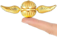 Load image into Gallery viewer, MOSOTECH Fidget Hand Spinner Gift for Fans of The Medieval Magical Wizardry World, Stress Anxiety ADHD Relief Figets Toy Made by Metal with High Speed Low Noise Steel Bearing - Golden Color

