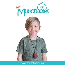 Load image into Gallery viewer, Munchables Sensory Chew Necklace Dragon (Red/Black)
