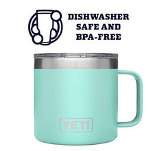 Load image into Gallery viewer, YETI Rambler 14 oz Stainless Steel Vacuum Insulated Mug with Lid, Seafoam
