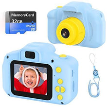 Load image into Gallery viewer, VATENIC Kids Toys for 3-10 Year Old Boys Girls, Kids Camera 1080P 2inch HD Children Digital Cameras for Girls Best Birthday Toys,Toddler Camera Gift for 3-9 Year Old Boy (with 32G SD Card) (Blue)
