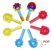 Load image into Gallery viewer, 8 Pack Fidget Pencil Toppers for Kids, Stress Relief Sensory Pack Push Bubble Fidget Toys, Anti-chewable Pencil Tip， Applicable Adults Anxiety Autism
