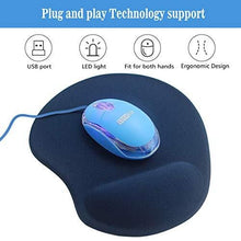 Load image into Gallery viewer, Kids Mouse for Laptop USB Ergonomic Mouse Wired Optical Mice for PC Mouse Blue Color 1.5M Cable by SOONGO
