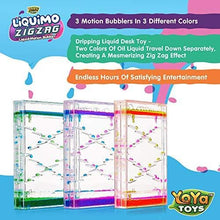Load image into Gallery viewer, YoYa Toys Liquimo Liquid Zig Zag Motion Bubbler for Kids and Adults - Satisfying Sensory Toys for Stress and Anxiety Relief - Fidget Toy Can Be Used as a Colorful Kitchen Timer - 3 Pack
