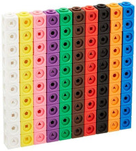 Load image into Gallery viewer, Learning Resources MathLink Cubes, Homeschool, Educational Counting Toy, Math Cubes, Linking Cubes, Early Math Skills, Math Manipulatives, Set of 100 Cubes, Ages 5+
