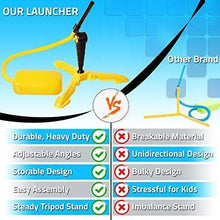 Load image into Gallery viewer, Toy Rocket Launcher for kids – Shoots Up to 100 Feet – 8 Colorful Foam Rockets and Sturdy Launcher Stand With Foot Launch Pad - Fun Outdoor Toy for Kids - Gift Toys for Boys and Girls Age 3+ Years Old

