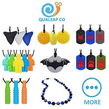Load image into Gallery viewer, Spider Sensory Chew Necklace for Kids, Boys or Girls (3 Pack) - Chewing Necklace Teething Necklace Teether Necklace Chew Toys - Teething Toys Designed for Chewing, Autism, Autism Sensory Teether Toy
