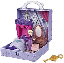Load image into Gallery viewer, Disney Frozen Pop Adventures Elsa&#39;s Bedroom Pop-Up Playset with Handle, Including Elsa Doll, Diary, Chair, &amp; Blanket Accessories - Toy for Kids Ages 3 &amp; Up
