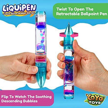 Load image into Gallery viewer, YoYa Toys Liquipen - Liquid Motion Bubbler Pens Sensory Toy (3 Pack) - Writes Like a Regular Pen - Colorful Liquid Timer Pens Great for Stress and Anxiety Relief - Cool Fidget Toys for Kids and Adults
