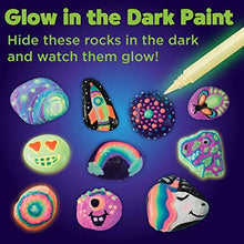 Load image into Gallery viewer, Creativity for Kids Glow In The Dark Rock Painting Kit - Paint 10 Rocks with Water Resistant Glow Paint - Crafts for Kids
