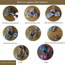 Load image into Gallery viewer, Fidget Spinner, Clear Fidget Toy, Crystal Led Light Rainbow Toy Finger Hand Spinner-Kids(Crystal)
