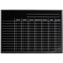 Load image into Gallery viewer, Magnetic Chore Chart for Kids - 4 Chalk Markers - Children’s Dry Erase Chalkboard Calendar for Multiple Household Chores &amp; Responsibilities - Easy-to-Clean Reusable Family Refrigerator Weekly Planner

