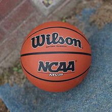 Load image into Gallery viewer, Wilson NCAA MVP Rubber Basketball, Elementary - 25.5&quot;
