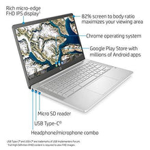 Load image into Gallery viewer, HP Chromebook 14-inch FHD Laptop, Intel Celeron N4000, 4 GB RAM, 32 GB eMMC, Chrome (14a-na0060nr, Ceramic White)
