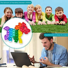 Load image into Gallery viewer, Horse-Rainbow Push Bubble ADHD Autism Squeeze Stress Reliever Fidget Relax Toy
