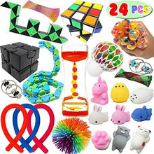 Load image into Gallery viewer, 24 Sensory Fidget Stress Relief ADHD Autism Anxiety Therapy Kids Toys Infinity Cube; Mochi Squishy
