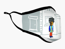 Load image into Gallery viewer, Kids Reusable Filter Mask: Christian James Designs. TM Logo. School Boy
