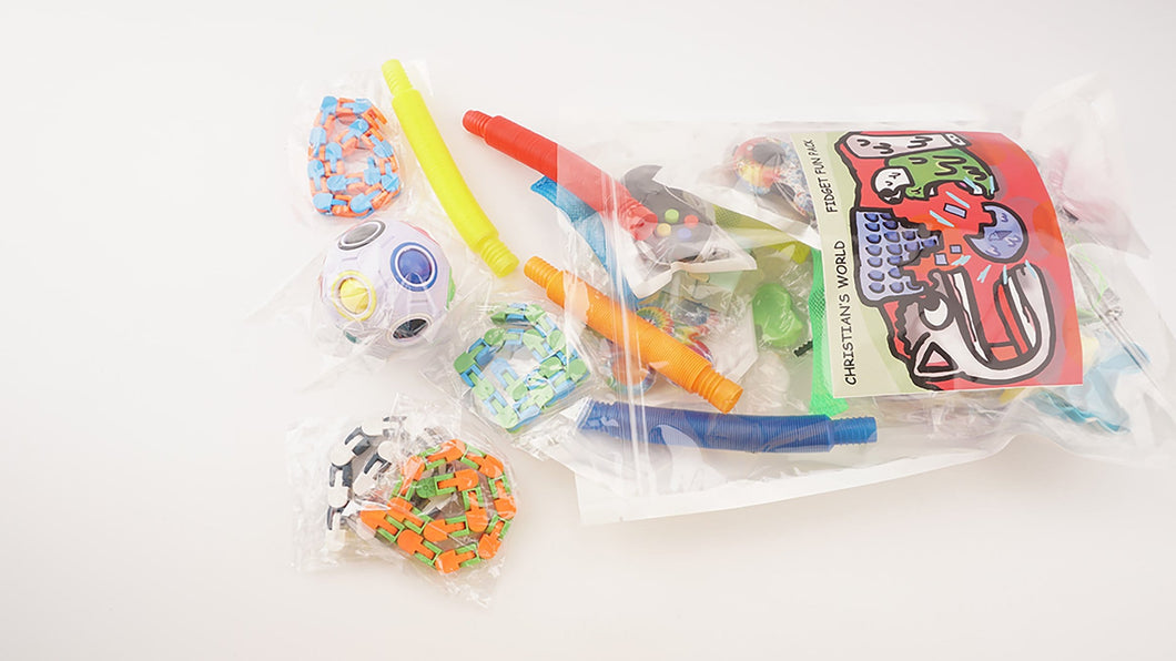 Christian's World_Fidget Fun Pack, Push Pop Bubble Fidget & Sensory Toys_ ADHD, Autism, Chosen by Kids