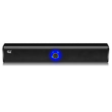 Load image into Gallery viewer, Adesso Xtream S6 Portable Bluetooth &amp; Aux Sound Bar Speaker - 10w X 2 -black - 3.5mm - Rechargeable Battery - Volume Control Knob - Wired/wireless
